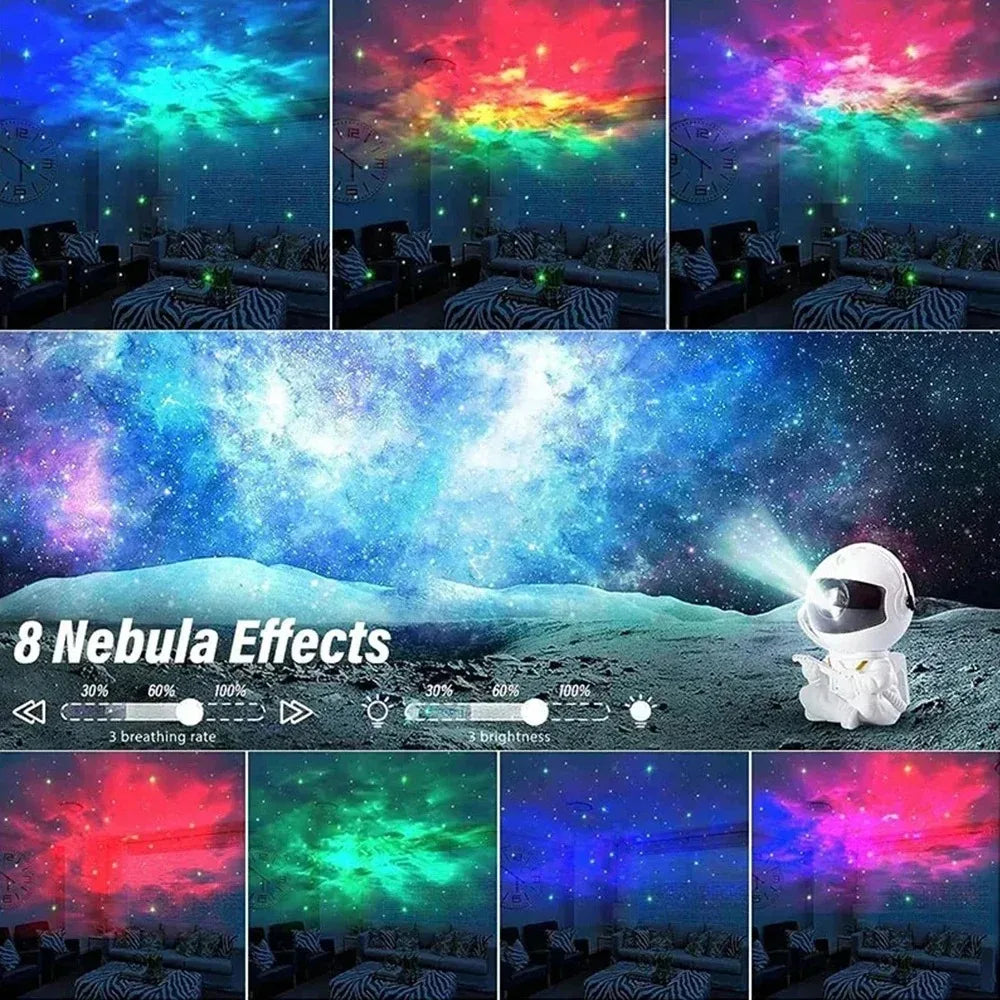 IncantoVivo-Galaxy Star Astronaut Projector LED Night Light - IncantoVivo