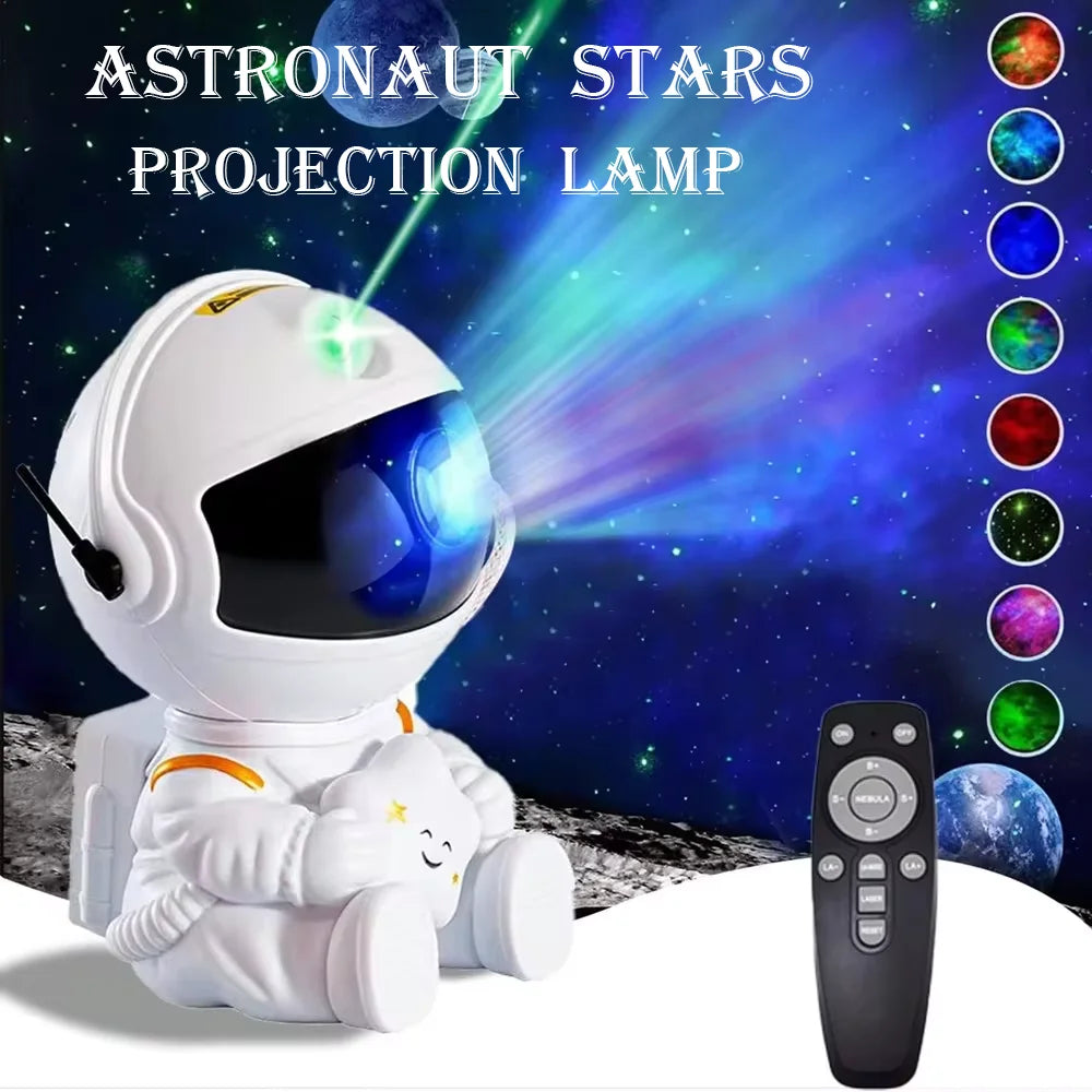 IncantoVivo-Galaxy Star Astronaut Projector LED Night Light - IncantoVivo